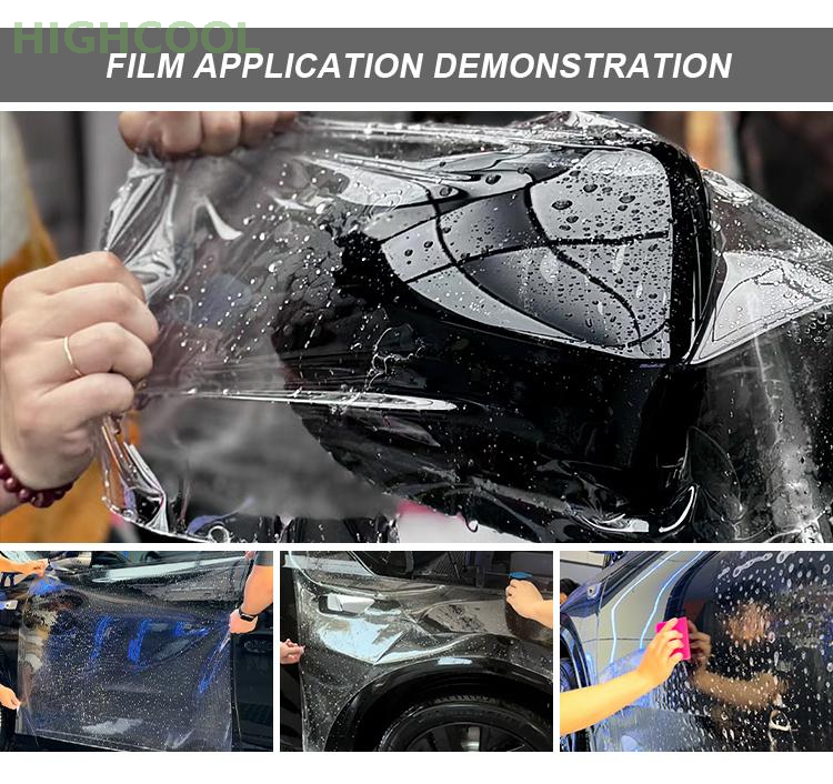 HIGHCOOL Factory Price Full Body High Quality Self Healing Matte Gloss Color PPF TPU Paint Protection Film for Car