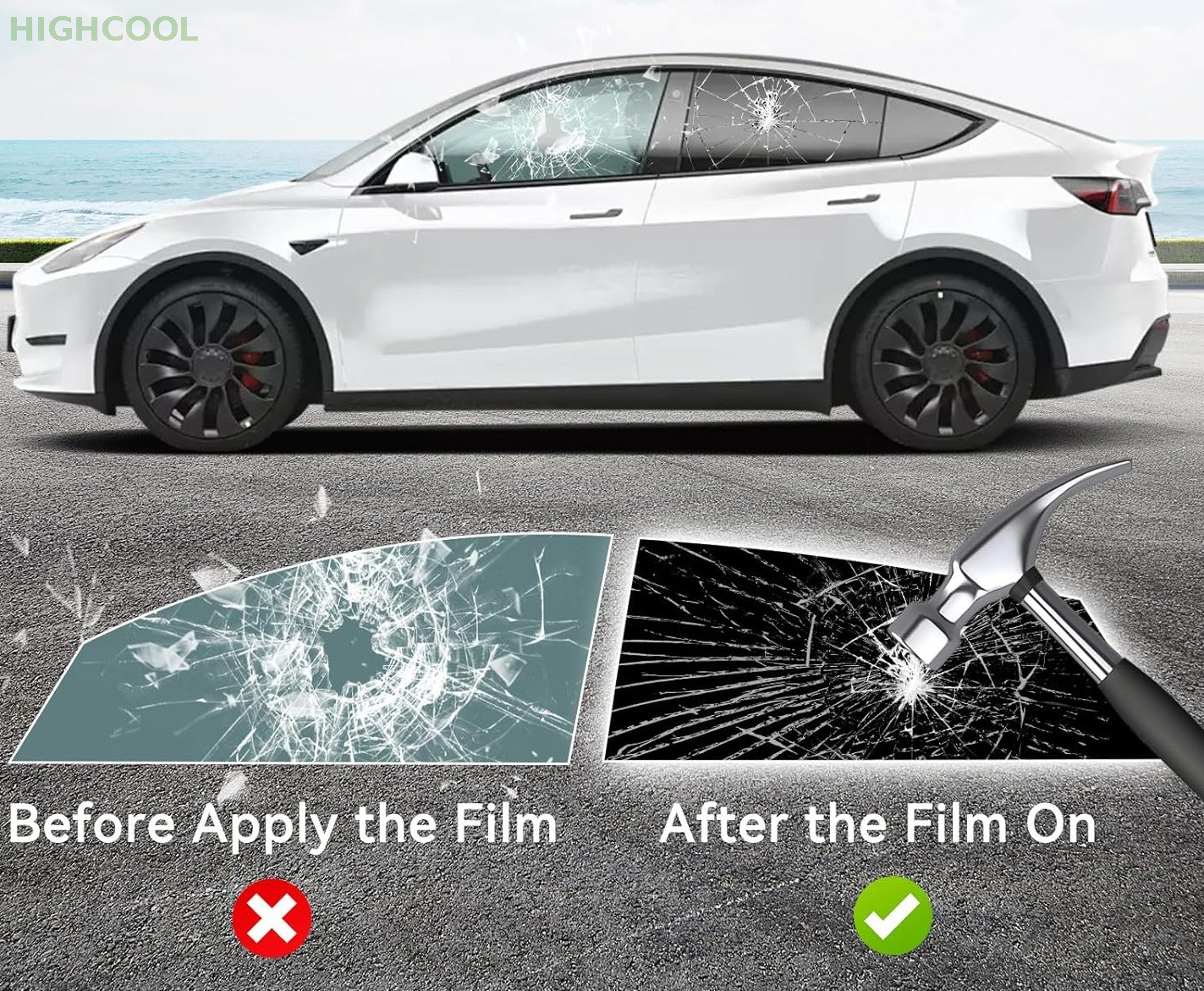 Factory Supply Solar Window Film Car Windshield Film