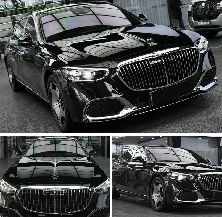 TPU paint protection film installation on a vehicle
